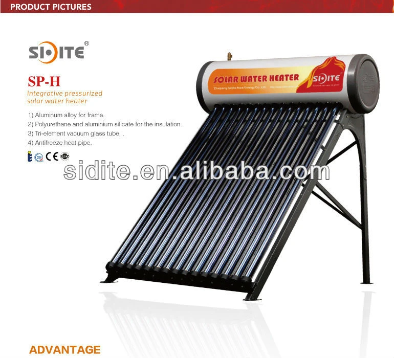 Buy 300l Heat Pipe Pressurized Solar Water Heater From Sidite Energy Co Ltd China 1584