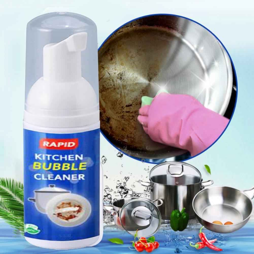 30ML All-Purpose Bubble Cleaner Multi-Purpose Cleaning Bubble Spray Foam For Kitchen Grease Cleaner Clean Up Cleaning Agent