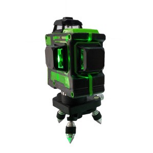 3D 12 Lines Laser Level Green Rotary 360 Vertical and Horizontal Self-leveling Laser Level