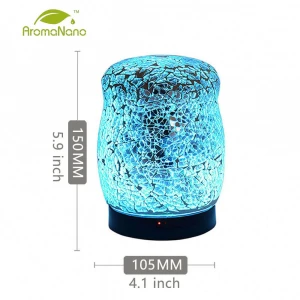 3D Glass  Air Aroma Essential oil diffuser Ultrasonic Humidifier Aromatherapy
