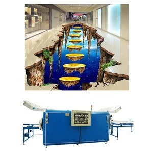 3D image tempered glass wall tile oven  machine  for small production line
