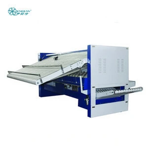 3m bed sheet folder for folding sheet linked with ironing machine