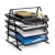 Import 4 Tier Metal Office Desktop File and Document Organizer Tray from China