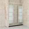 43 Line Bathrooms Corner aluminum alloy frame Shower Screen