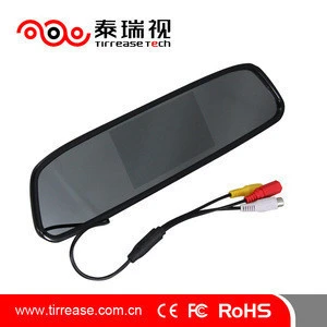 4.3" TFT LCD Color Car Reverse Rear View Mirror Monitor for Backup Camera