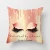 Import 45X45cm Fashion Glitter Eyelash Lips Pillow Case Breathable Pillow Case Polyester Zipper Pillow Cover Bedroom Bedding Sets from China