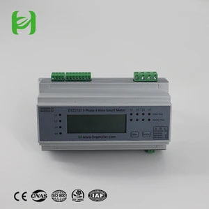 480V Three Phase Din Rail Power Meter with Battery