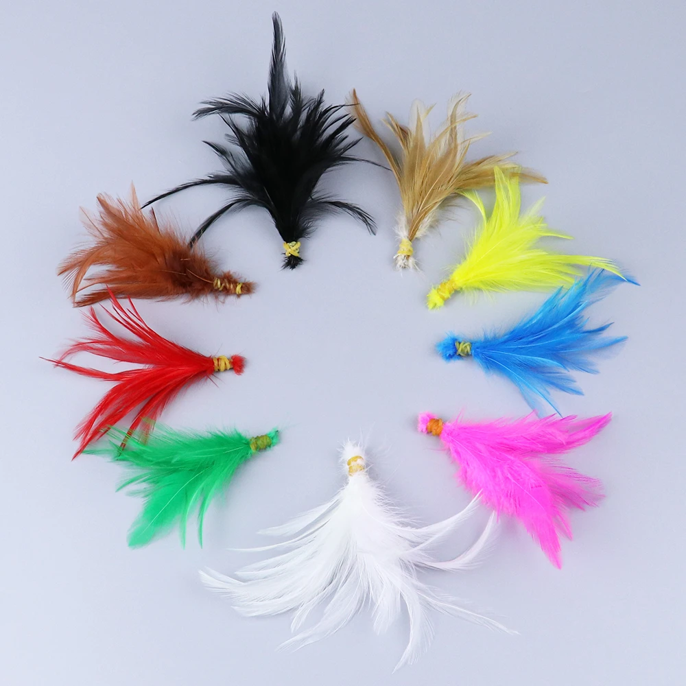 5-10cm Multiple Colors Jewelry Crafts Plumes Pheasant Guinea Fowl Feather Fly Tying Materials Fishing Feathers for Crafts