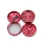 Import 5 Colors Dia 50MM 4PARTS Aluminum Weed Grinder Chamfering Concave Top Herb Grinder from China