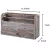 Import 5 Slot Rustic Torched Wood Document Filing Organizer Magazine Rack from China