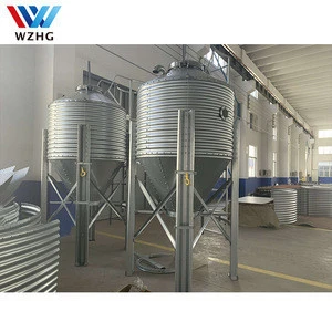 5 Ton Feed Silo With Hot Galvanized Steel Sheet