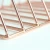 Import 550-82B new design triangle rose gold metal wire desk organizer from China