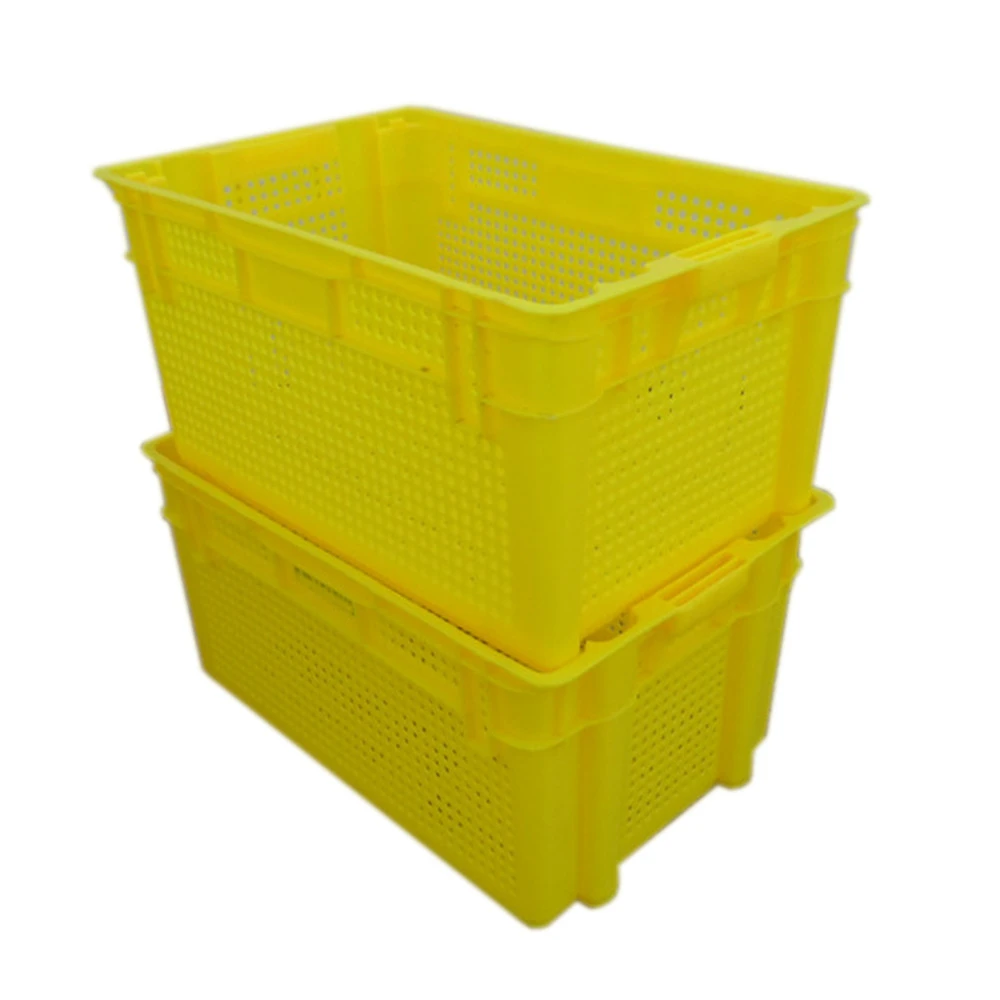 560 Heavy Duty Stack and Nest Plastic Vegetable Storage Baskets