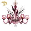 6 8 lamp holders purple bar cafe shop home hotel led french empire glass cup rod chandelier