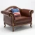 Import 62217 Modern American style Furniture Genuine single color fabric/leather Sofa from China