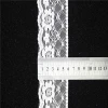 6.2cm white uk swiss lace with jacquard