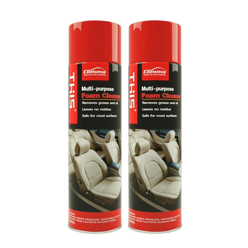650ml multipurpose other car care products Interior limpiador multiuso cleaning private label almighty spray foam cleaner