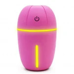7 Colors LED Night Lamps 180ml USB Wood Grain Car Aromatherapy Purifier Humidifier Oil Aroma Diffuser