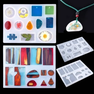 83Pcs/Set Silicone Cake Mould for Resin Kit Pendant Silicone Mould Making epoxy resin molds for DIY Jewelry Bracelet