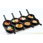 8PCS Mini Pancake Maker 8Holes Mini Crepe Maker