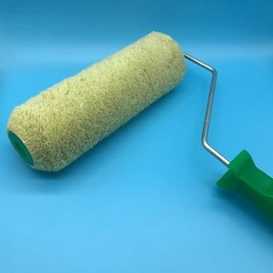 9 polyester european roller refill plastic handle cheap paint roller brush in zhenjiang