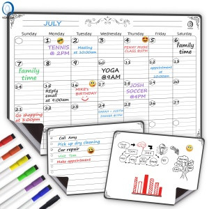 9.3P-5 Nanotechnology magnetic dry erase planner magnetic monthly calendar whiteboard monthly