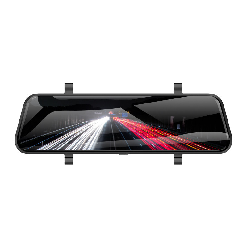 9.66 2K HiSilicon CPU FHD Car Rear Mirror Camera 5.0 Mega Pixel Touch Screen Car Dash Camera