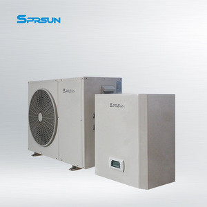 Buy 9.6kw Evi Dc Inverter Split Air Source Heat Pump Water Heater House ...
