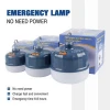 AC85-265V rechargeable emergency lights super bright bulb household led power working time 6-8hours