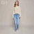 Import Accept Odm Summer Autumn Casual Women Light Blue Jeans from China