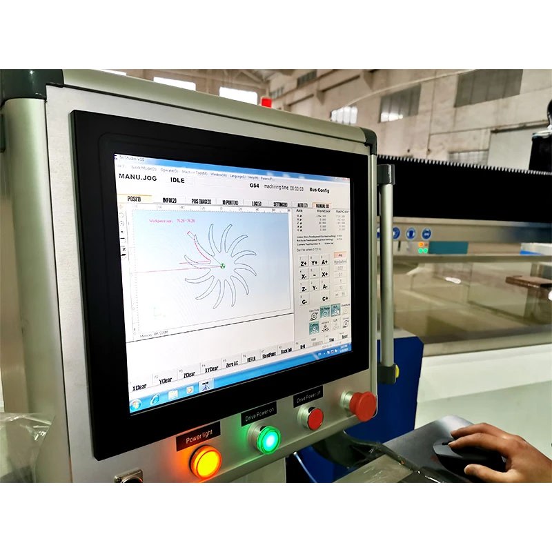ACCURL 2021 new 5 Axis Waterjet Cutting Machine waterjet cutting machine with cnc controller water machine