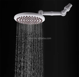 Adjustable 360 degrees roating rocker arm water saving retractable rainfall shower head