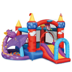 Air Jumping bouncer castle inflatable jumping castle with water slide pool