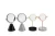 Import  chinese supply bathroom products complete ceramic decaled bath accessories 5pcs from China