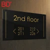 stainless steel metal signage all size hotel door room number sign plate