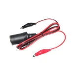 Alligator Clips Adapter Car Cigar Socket Auto Battery Powered Male To Female Cigar Lighter