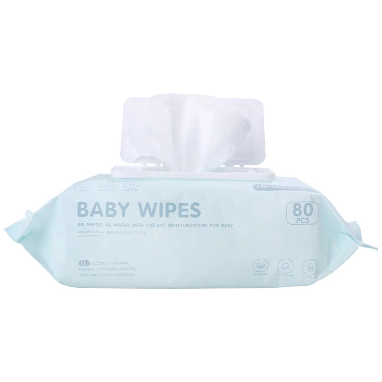 Aloe Vera Plant Based Baby Wet Wipe 80 pcs Honeycomb Japan Soft Babi Sensitive Skin Oil Towel Wipe Oem