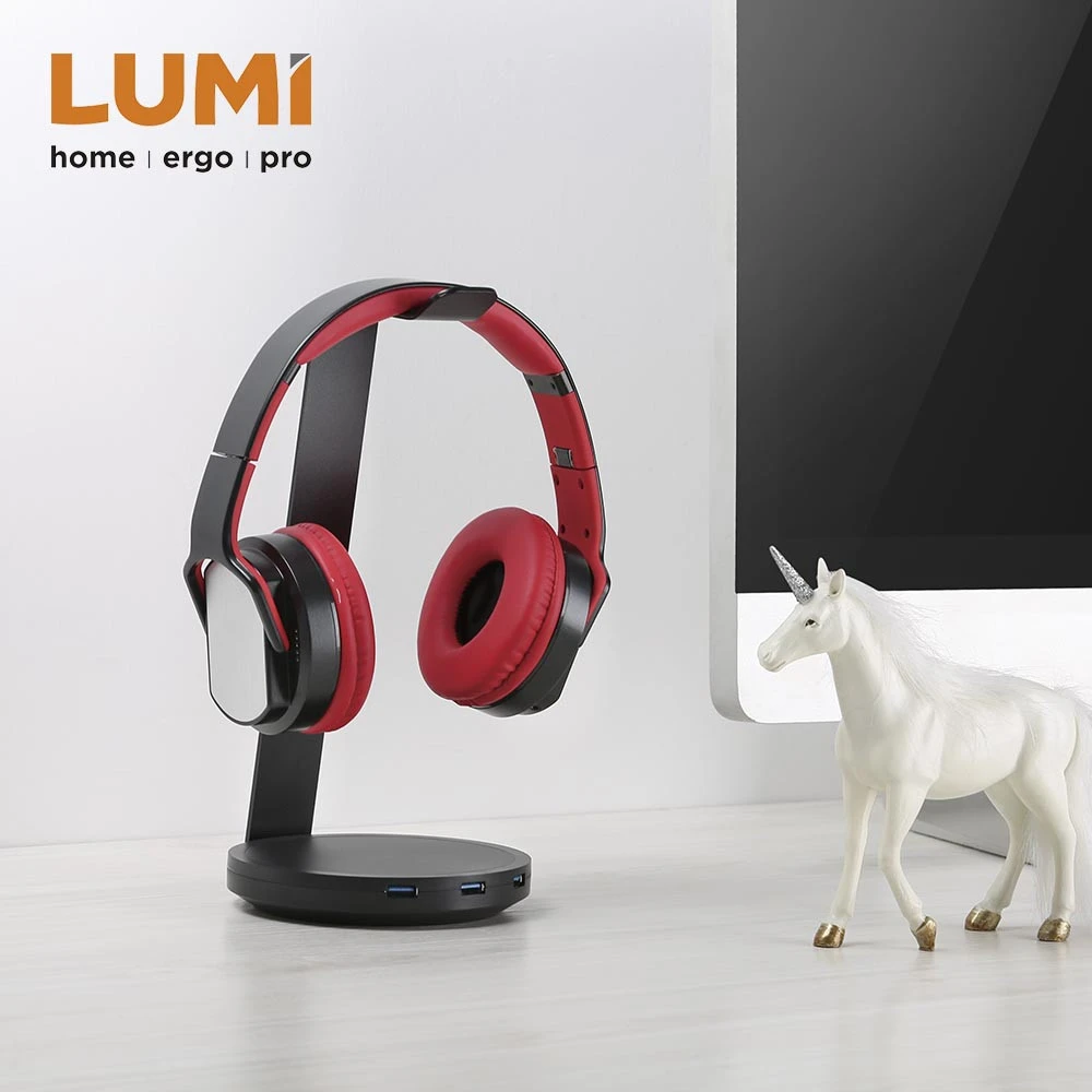 Aluminum Headphone Holder Stand with Smart Base