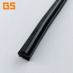 aluminum profile accessories shielding silicone Rubber strip Anti-noise sound insulation  silicone Rubber strip