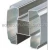 Import aluminum profile for toilet partition headrail from China