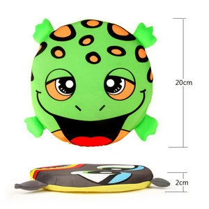 Animal Flying Disc Childrens toys Cartoon spongy fabric soft Flying Disc Outdoor flying saucer