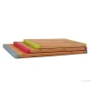 Anti-Slip Silicone Margin Nature Eco-Friendly Bamboo Cutting Cheese Board Chopping Blocks  3 in 1 Set