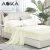 Import AOKA USA Full Size 6 Piece Bed Sheet Sets Fabric Polyester Satin Sheet Set Luxury Silky Bedding Set from China