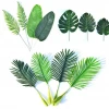 Artificial Palm Faux Palm Tree Leaf  Monstera Tropical Leaves Home Decor