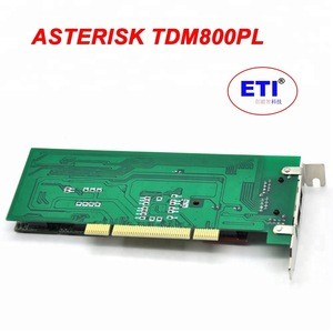 Asterisk Analog card TDM800PL TDM800E PCI-E 8 Fxs/Fxo module for PSTN voip ip pbx For 2U Version