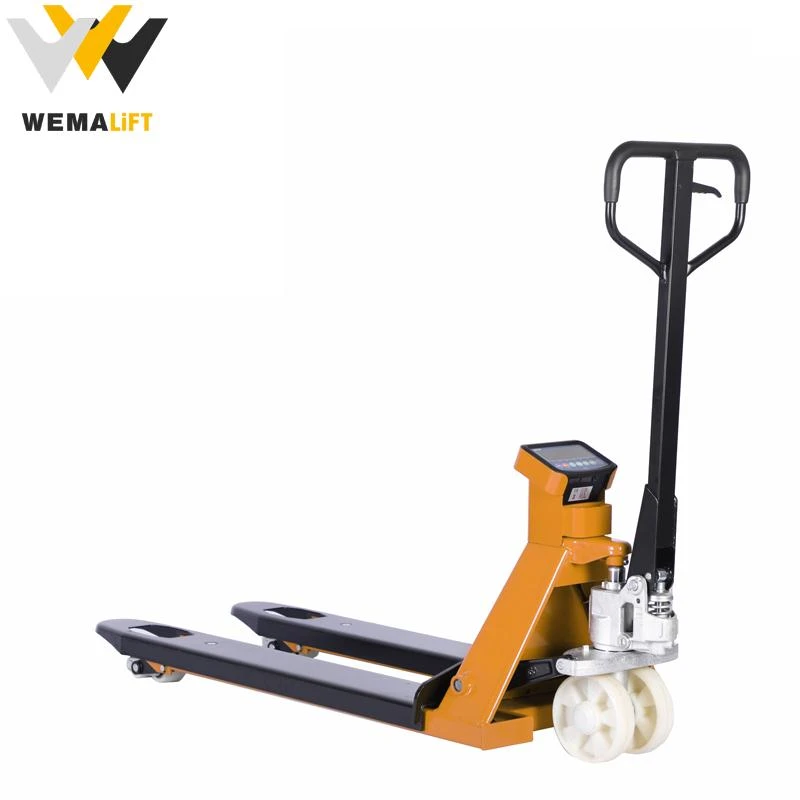 Attractive Price 2Ton 2000Kg  4400Lbs Scale Pallet Truck Hand Jack