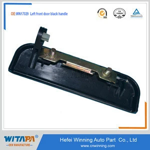 Auto spare parts left front door outer handle black color for Hafei car model