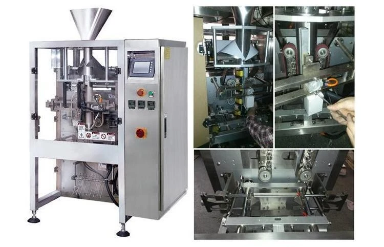 Automatic 50g - 1kg dried legumes beans packaging machine Big vertical weighing filling forming bagging machine for beans