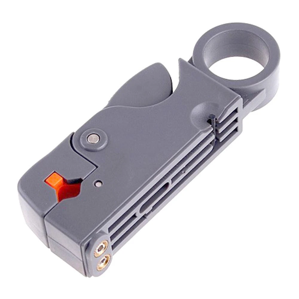 Automatic Double Blades Coaxial Wire Stripper Cable Stripper Cutter Tool Rotary Coax Stripper
