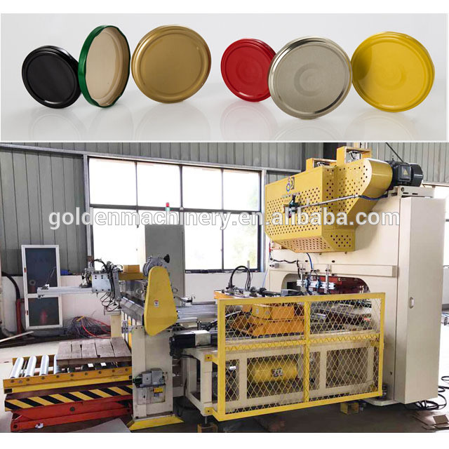 Buy Automatic Glass Jar Glass Bottle Cap Metal Screw Twist Off Cap ...